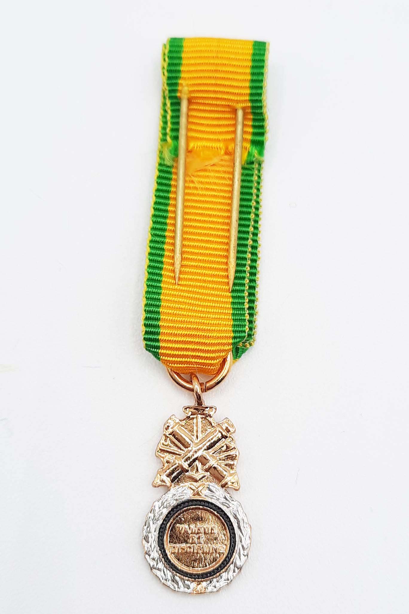 Médaille Militaire en bronze argenté miniature – Morange-Candas