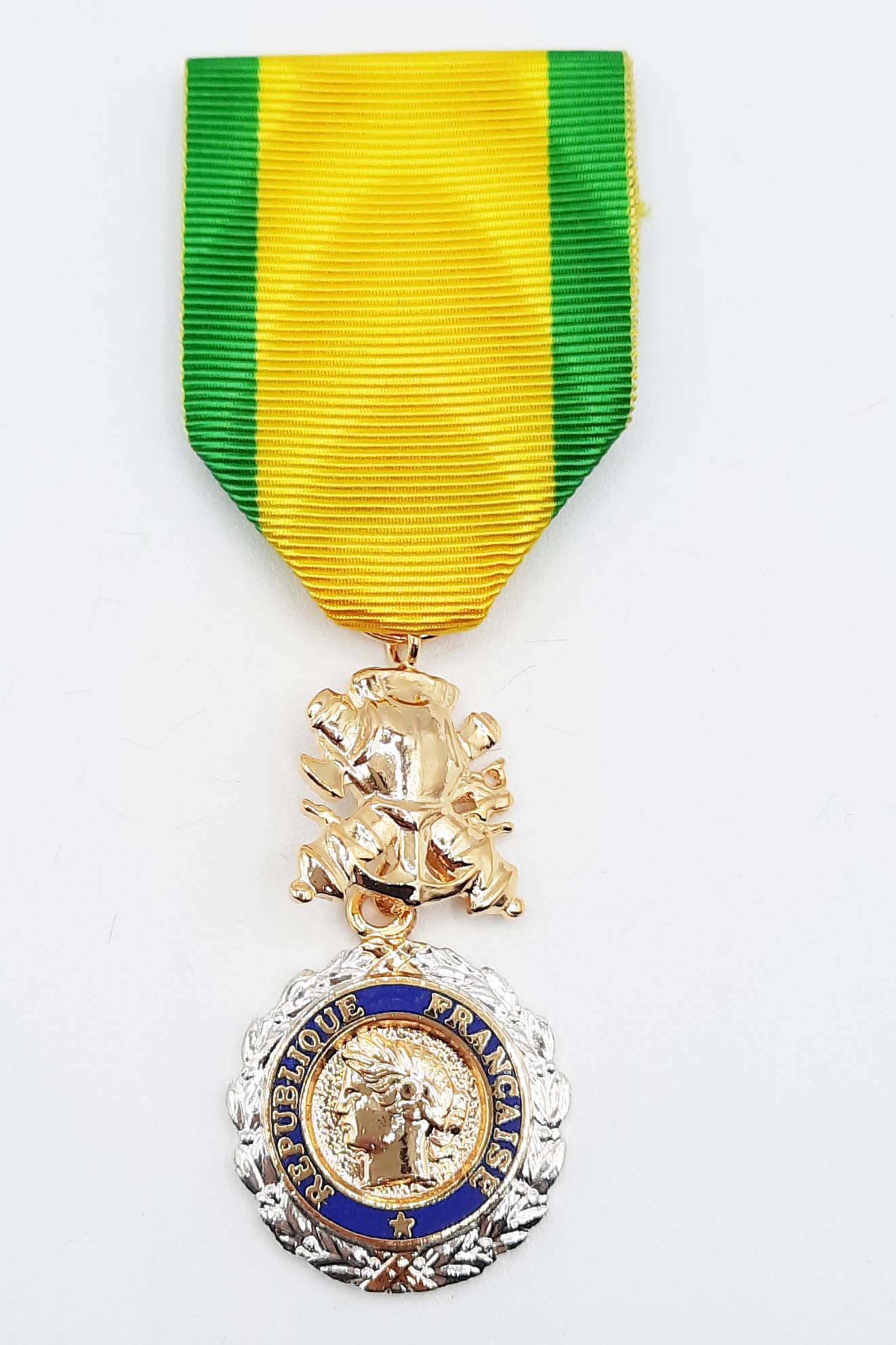 Médaille Militaire en bronze argenté miniature – Morange-Candas
