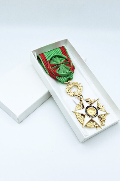 Croix d'Officier Mérite Agricole en argent doré