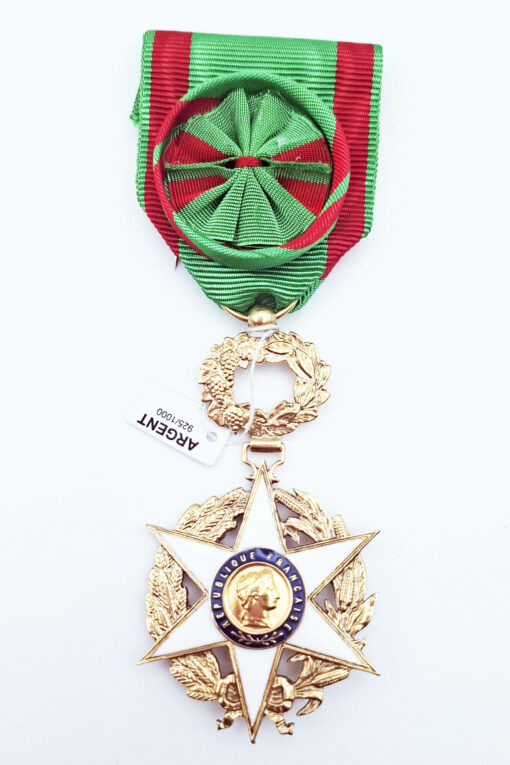 Croix d'Officier Mérite Agricole en argent doré – Image 2