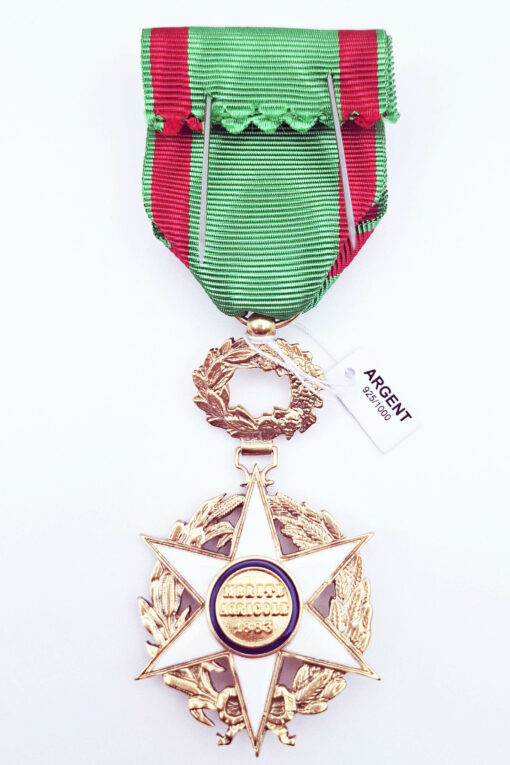 Croix d'Officier Mérite Agricole en argent doré – Image 3