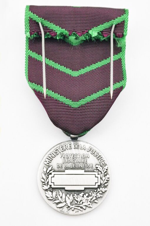 Médaille d'honneur de la Protection Judiciaire de la Jeunesse Argent – Image 3