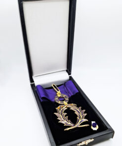 Croix de Commandeur Palmes Académiques en bronze doré