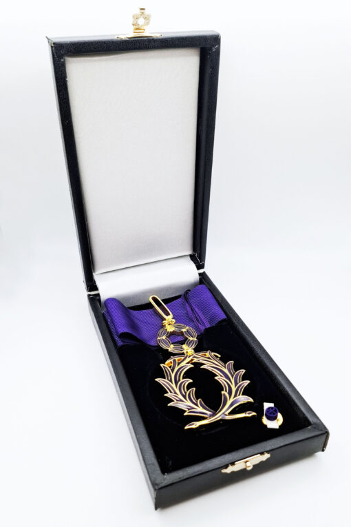 Croix de Commandeur Palmes Académiques en bronze doré