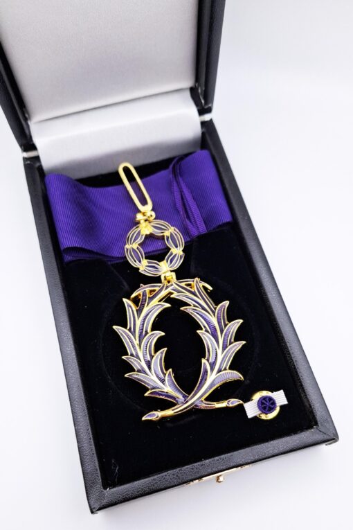 Croix de Commandeur Palmes Académiques en bronze doré – Image 2