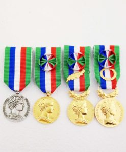 Médaille d'honneur en argent massif et doré