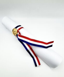 Ruban diplôme Or